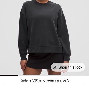 🍋 Lululemon Softstreme oversized Pullover Size 8